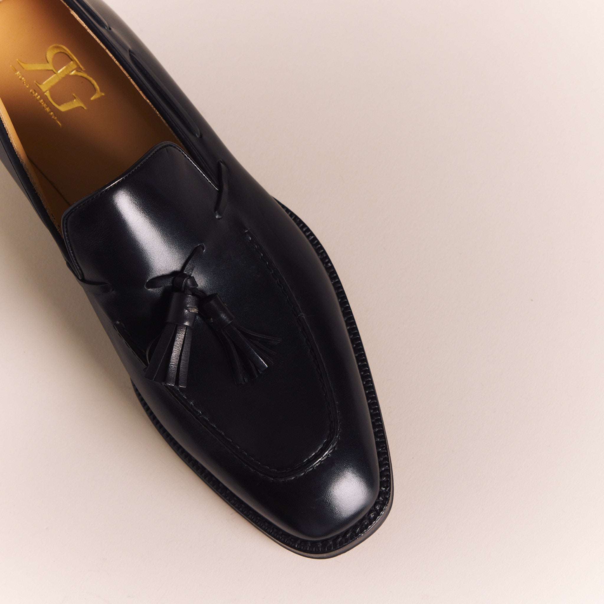 SALE | Italian Loafers for Men | Black Tassel Loafers