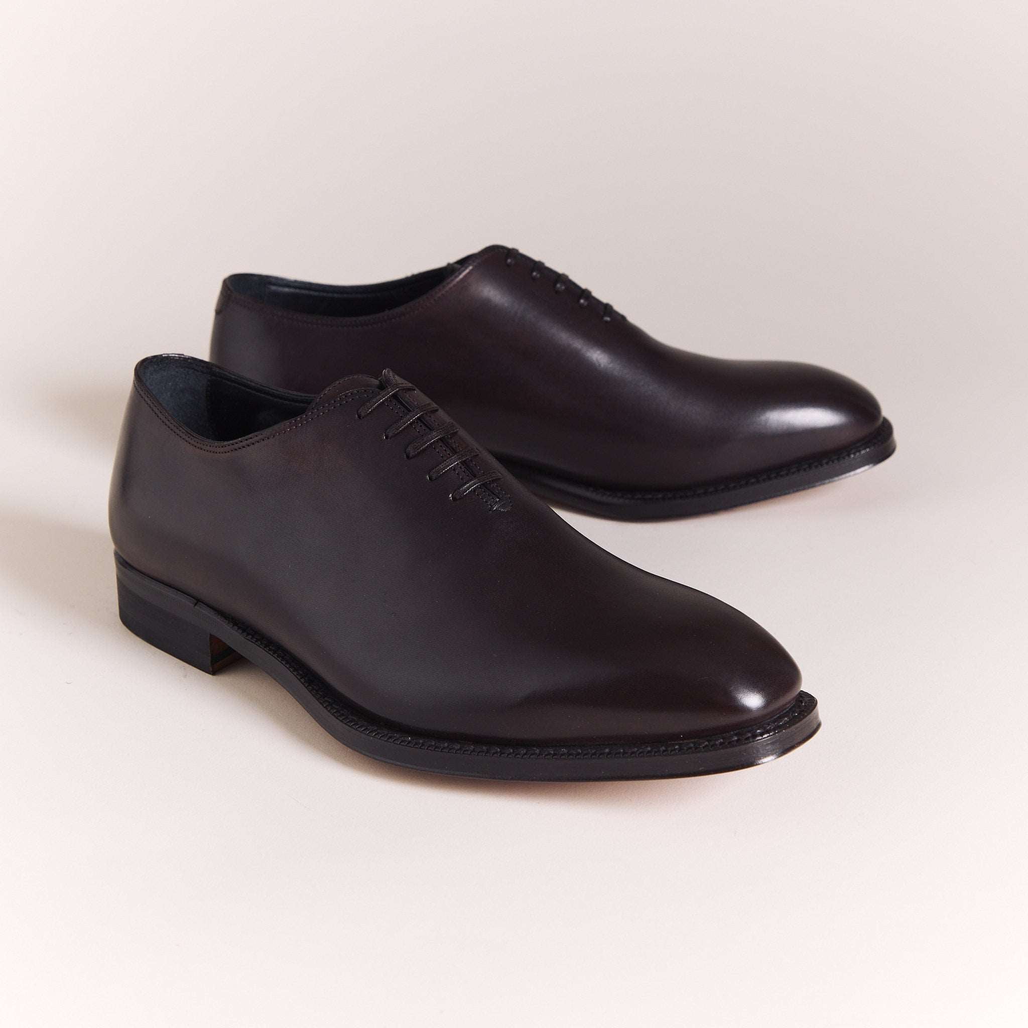 SALE | Italian Shoes for Men | Brown Plain Oxfords