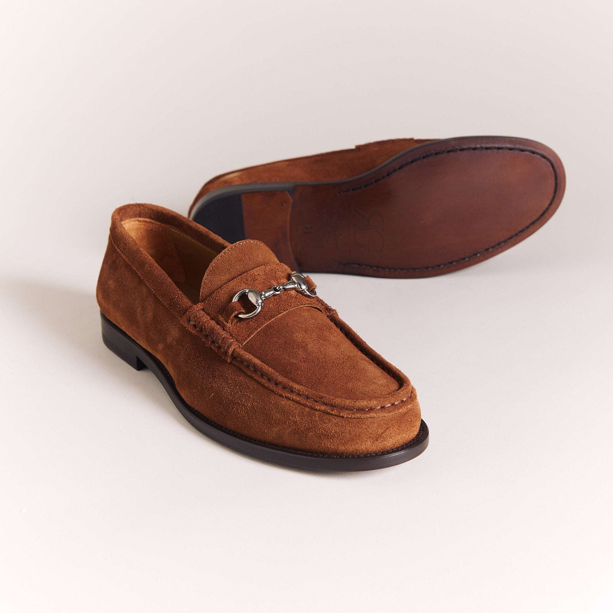Italian Loafers for Men | Tan Suede 'Lorenzo' Moccasins
