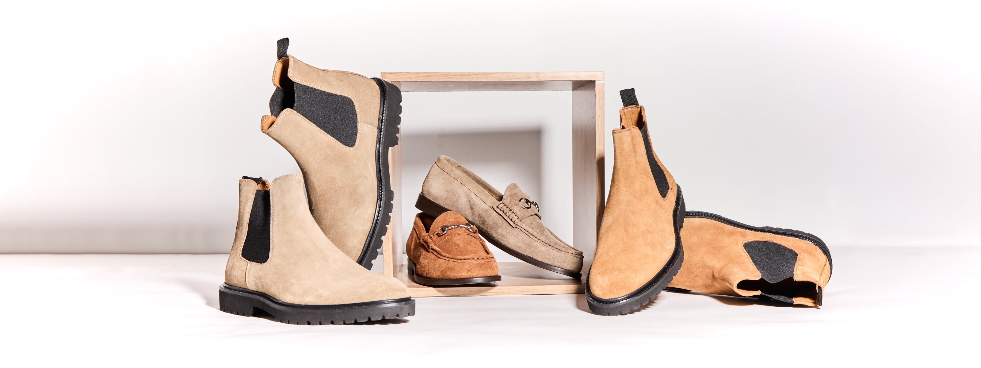 Handcrafted Italian Suede Collection for Men | Chelsea Boots & Loafers