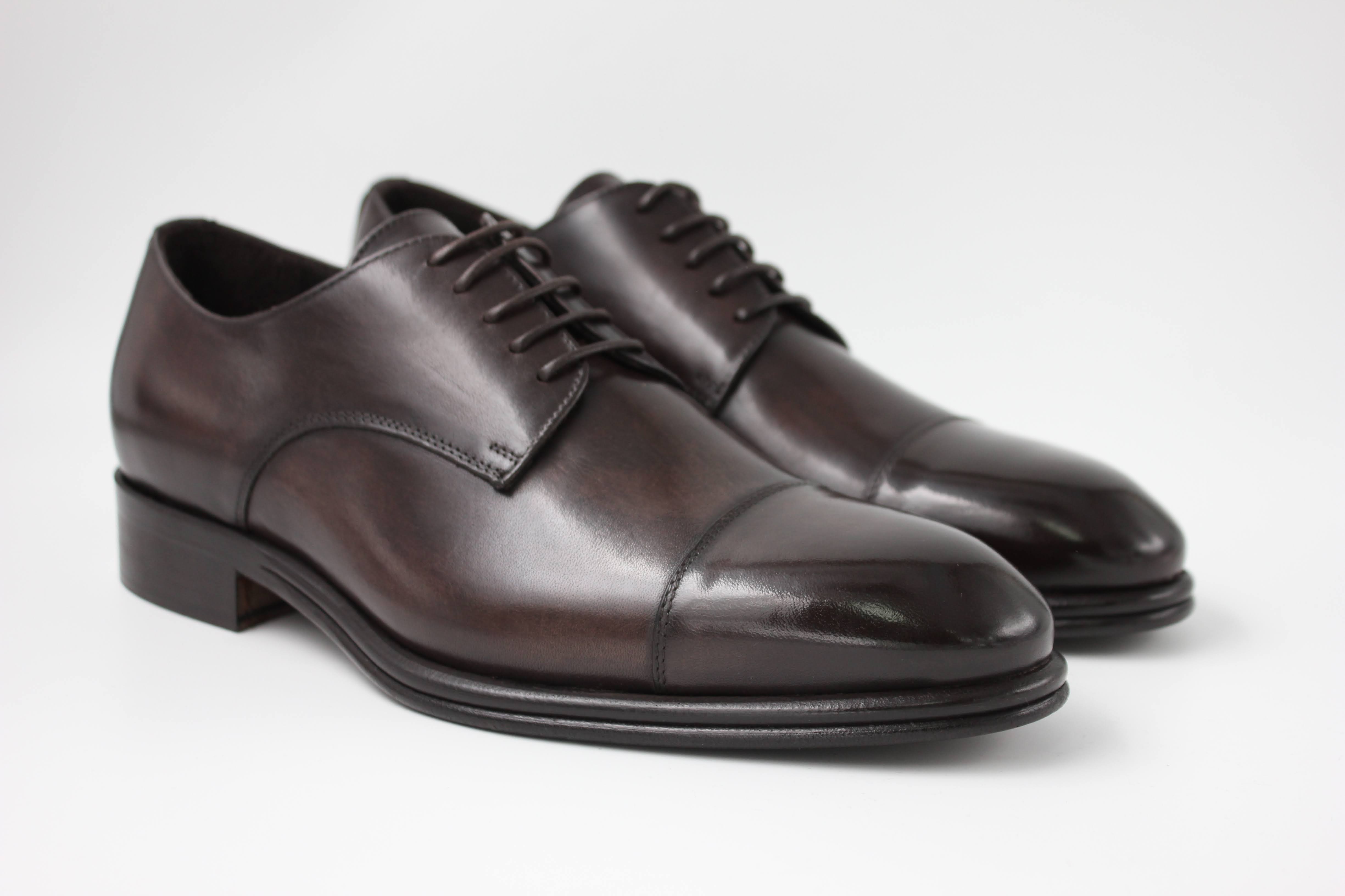 Luxury Italian Shoes for Men | The Derby Cap Toes Collection