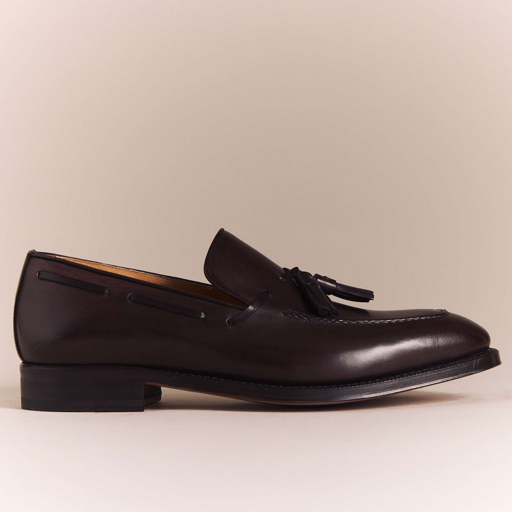 SALE | Italian Loafers for Men | Brown Tassel Loafers