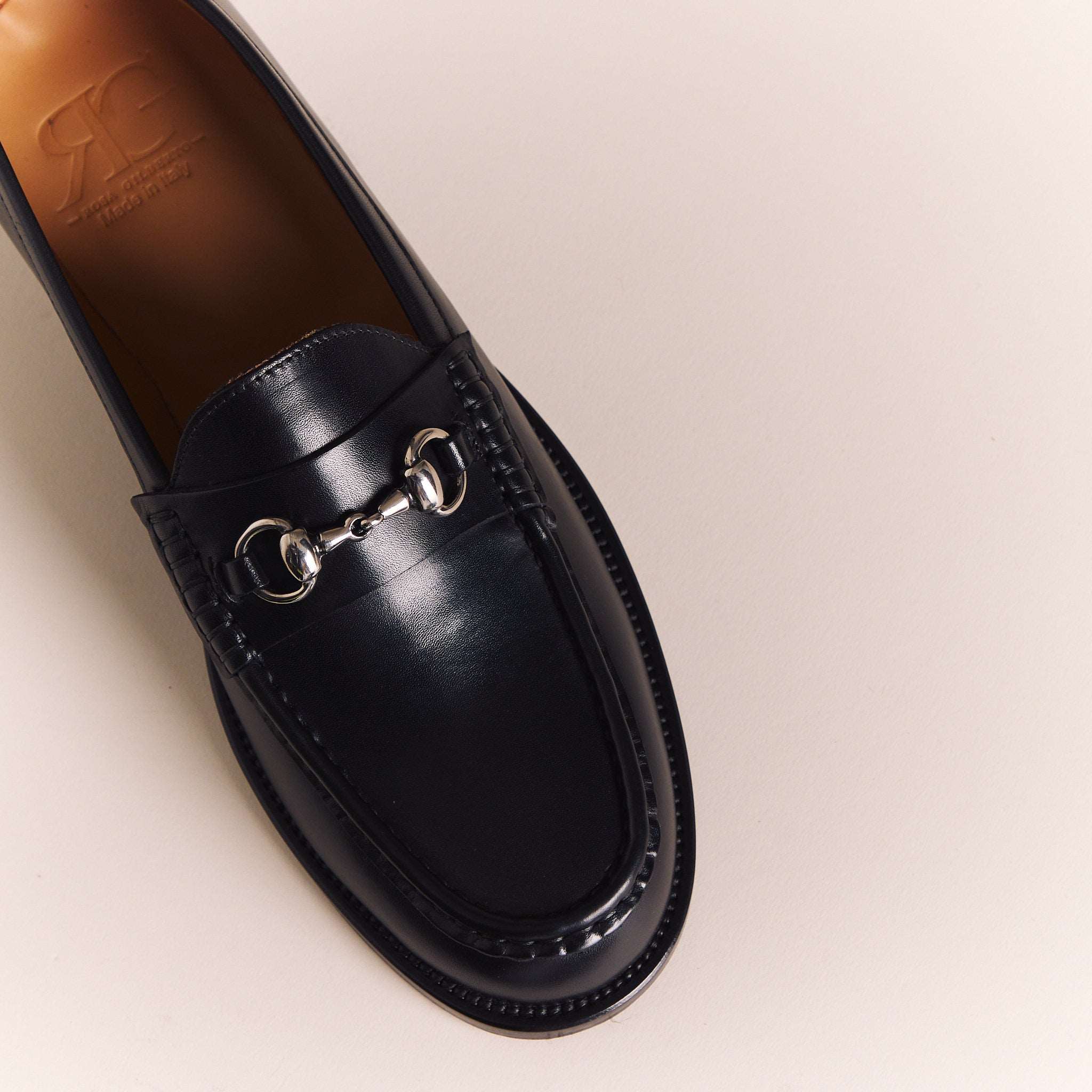 Italian Loafers for Men | Black Lorenzo Moccasins