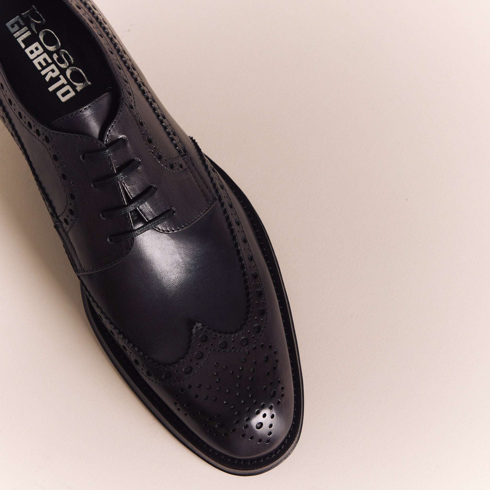 SALE | Italian Shoes for Men | Dark Grey Derby Brogues