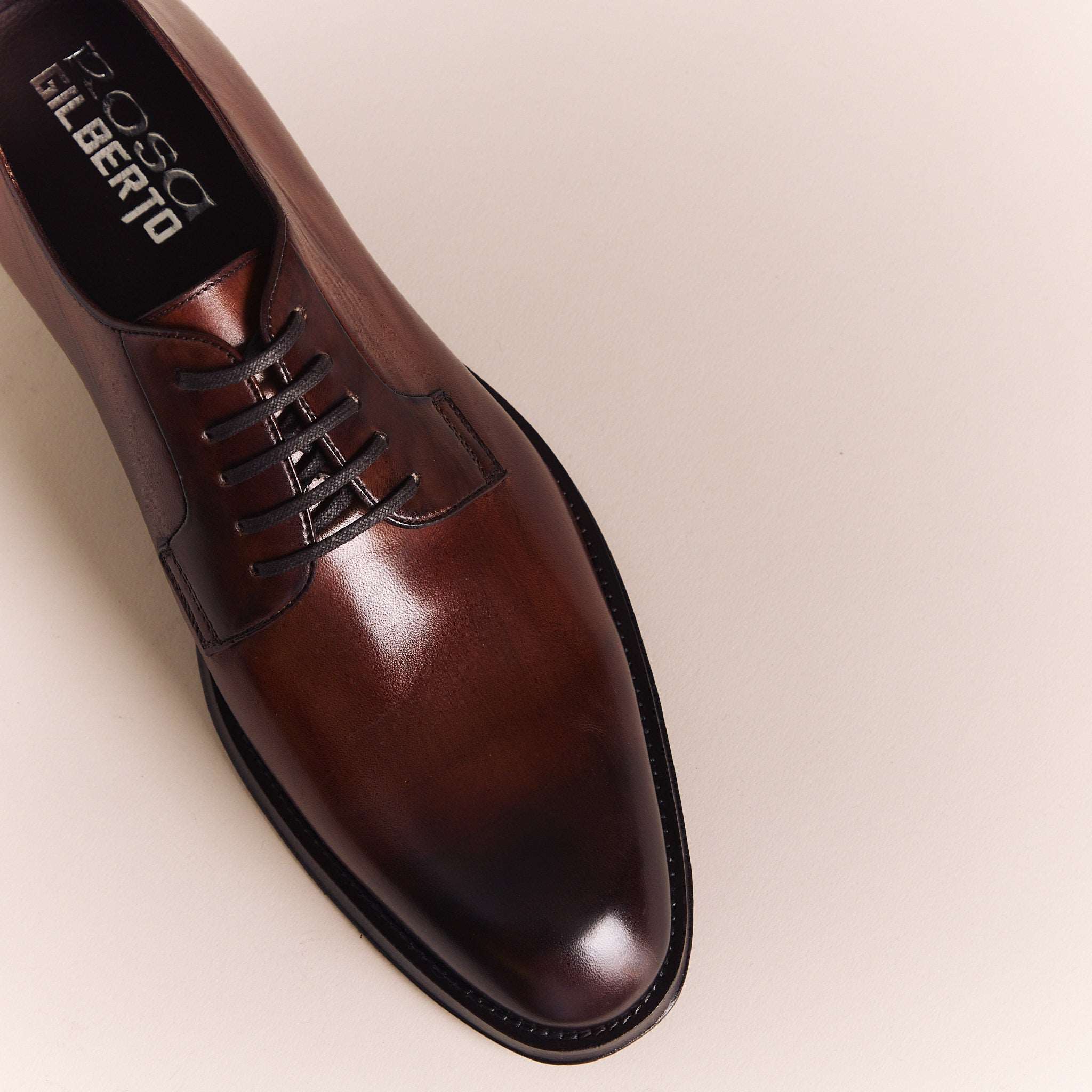 SALE | Italian Shoes for Men | Brown Plain Derbys