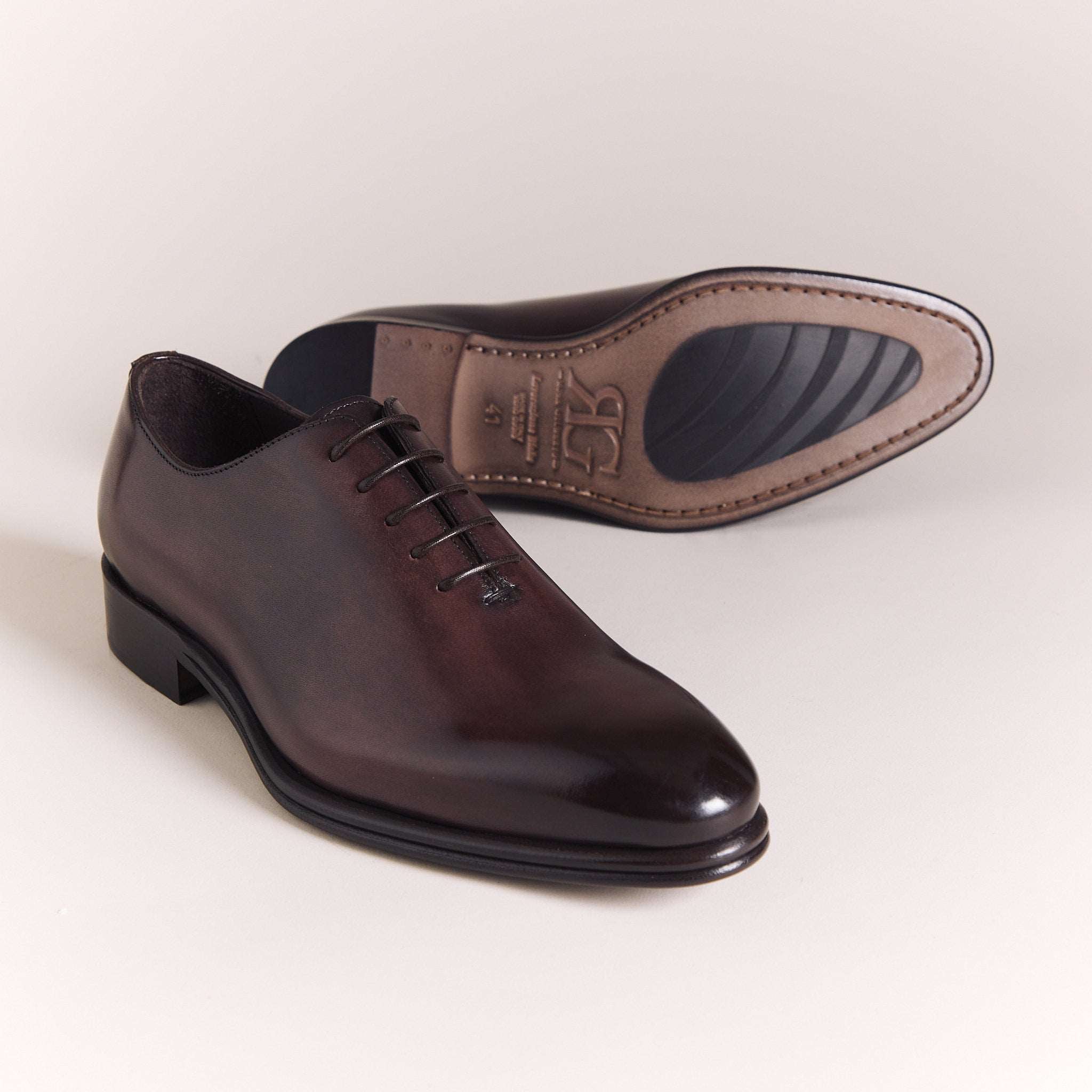 Italian Shoes for Men | Chocolate Brown 'Lucio' Oxfords