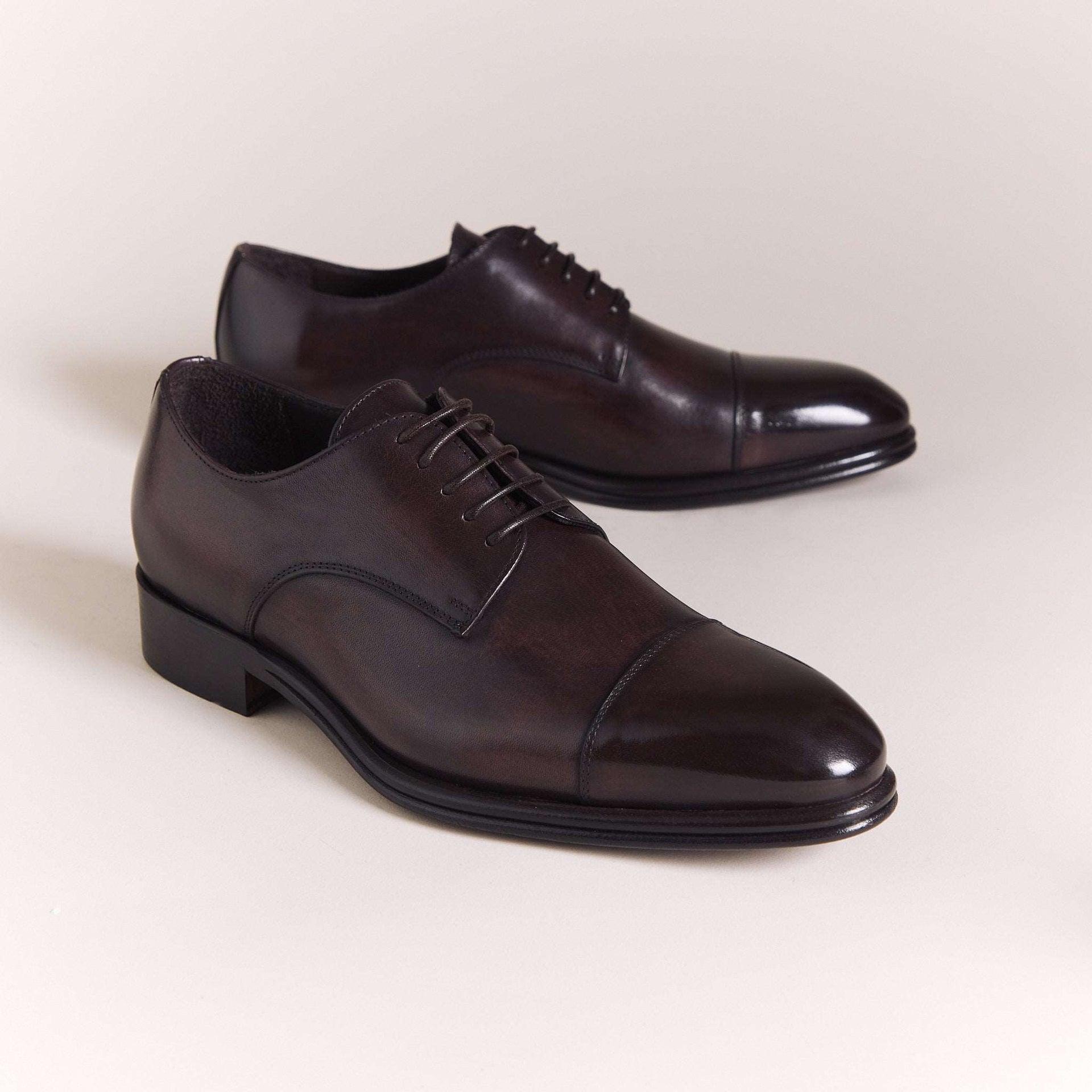 Chocolate Brown 'Lusso' Derbys