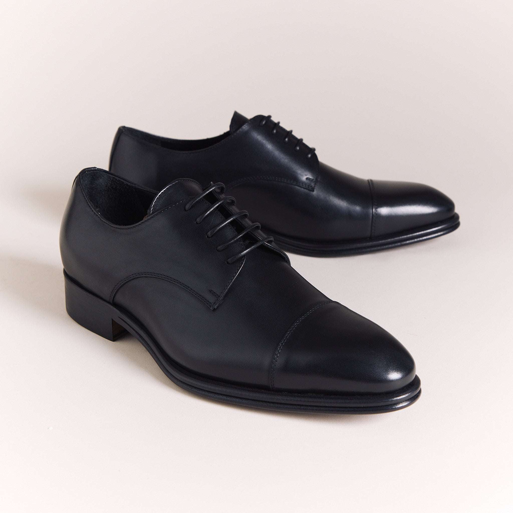 Italian Shoes for Men | Black 'Lusso' Derbys