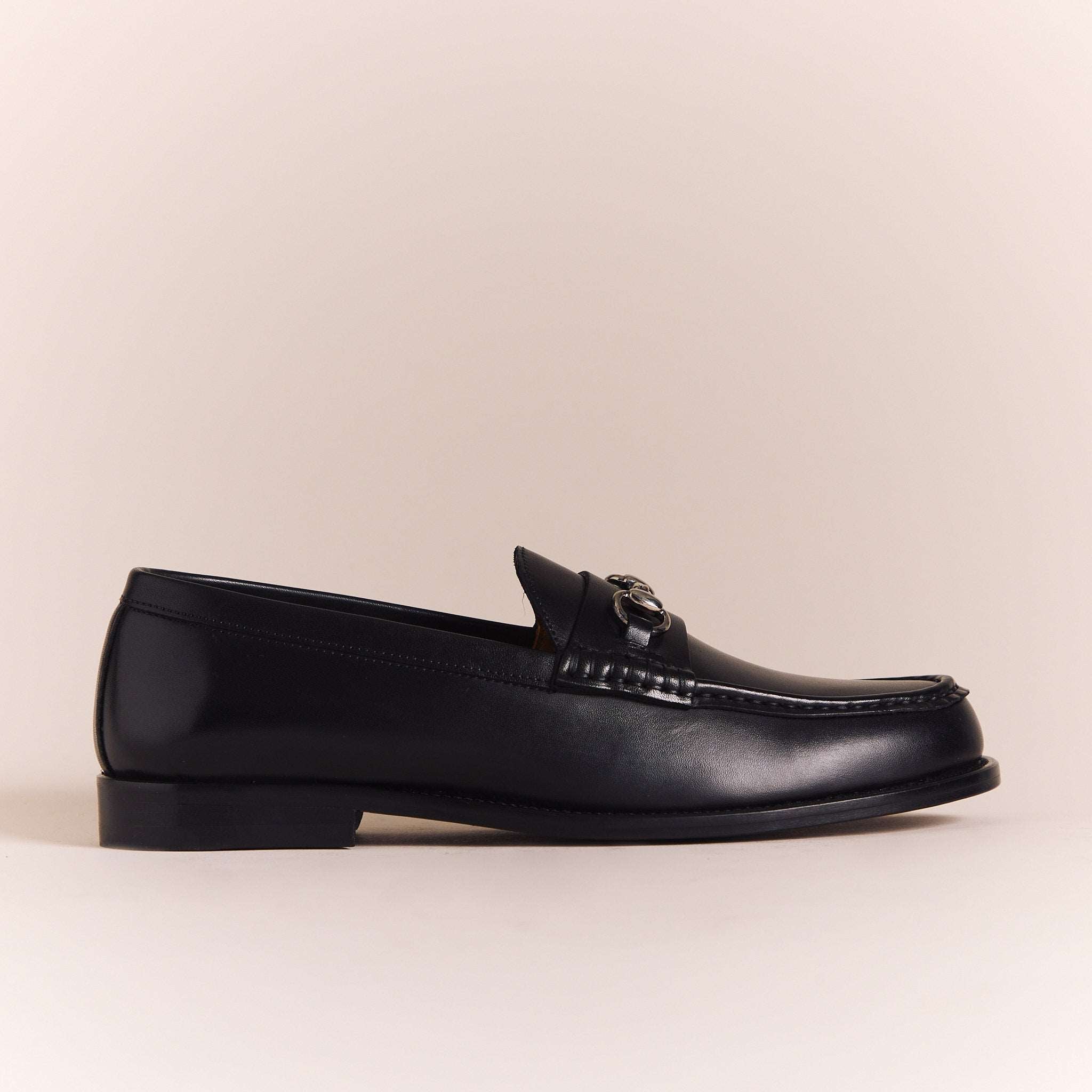 Italian Loafers for Men | Black Lorenzo Moccasins