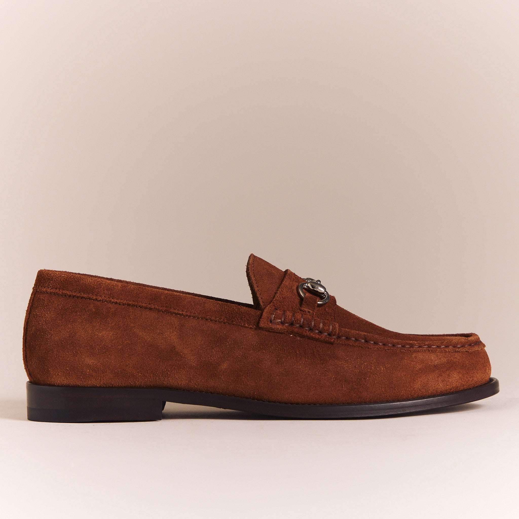 Italian Loafers for Men | Tan Suede 'Lorenzo' Moccasins